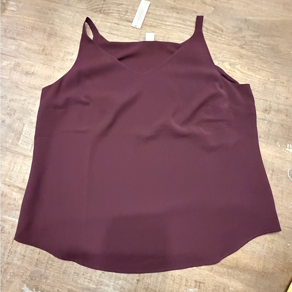 Chico's Deep Burgundy Camisole Top